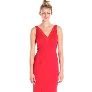 Carmen Marc Valvo Infusion Red Gown NWT